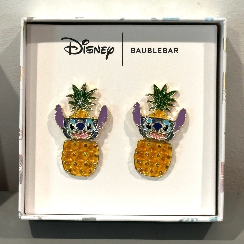 BaubleBar Disney Stitch Pineapple Earrings
